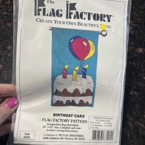 Flag Factory︱Birthday Cake︱28x49︱Summer︱Kit︱Create your own flag